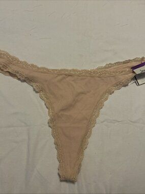 Jenni Woman’s Plus Size Size XXL  Women’s Panties Thongs Beige Nude Color New
